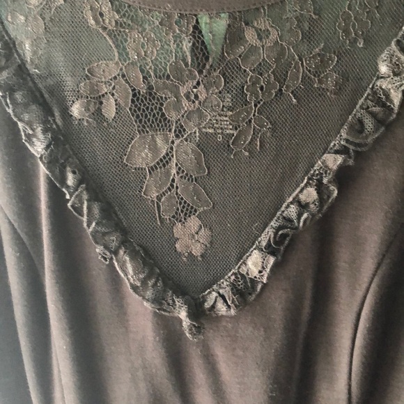 Torrid Peplum Lace Detail Top - Picture 2 of 5